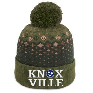 Knoxville Tennessee State Flag Art 3 Star Tn Flag Knoxville The Baniff Cuffed Pom Beanie