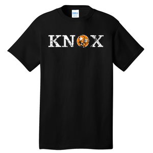 Knoxville Tennessee State Flag Orange White Distressed Knox Tall T-Shirt