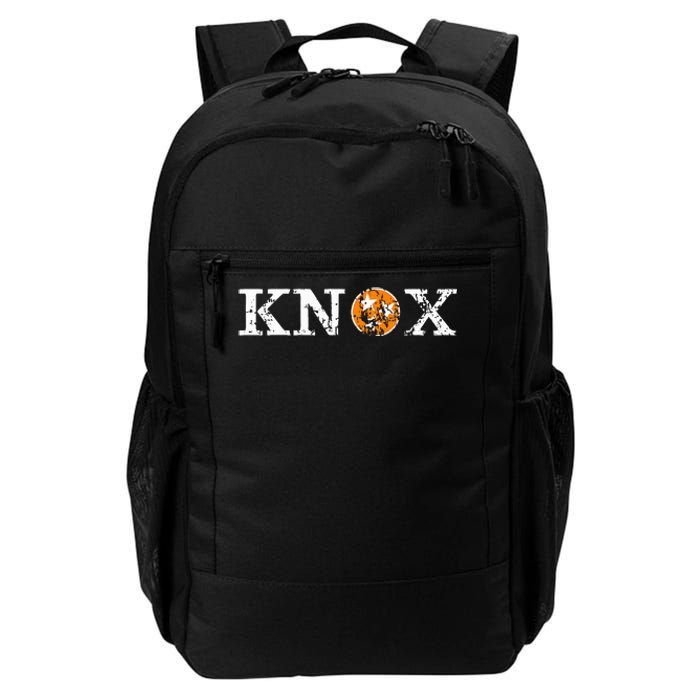 Knoxville Tennessee State Flag Orange White Distressed Knox Daily Commute Backpack