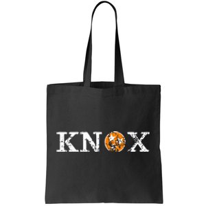 Knoxville Tennessee State Flag Orange White Distressed Knox Tote Bag