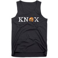 Knoxville Tennessee State Flag Orange White Distressed Knox Tank Top