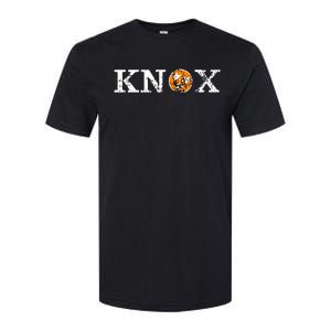 Knoxville Tennessee State Flag Orange White Distressed Knox Softstyle CVC T-Shirt