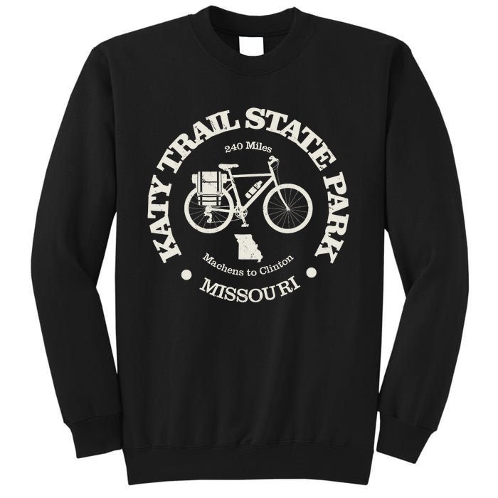 Katy Trail State Vintage Cycling State Park Missouri Bike Tall Sweatshirt