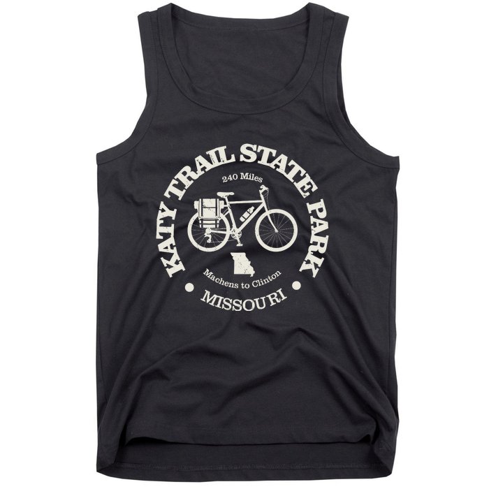 Katy Trail State Vintage Cycling State Park Missouri Bike Tank Top