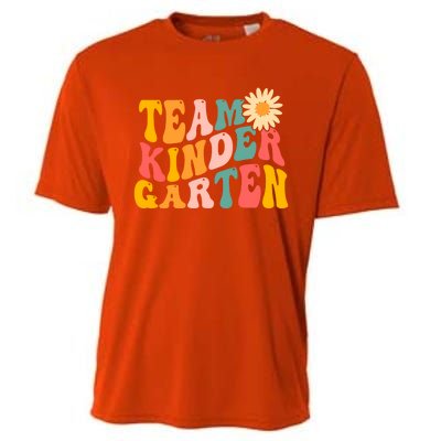 Kindergarten Teacher Team Kindergarten Gift Cooling Performance Crew T-Shirt