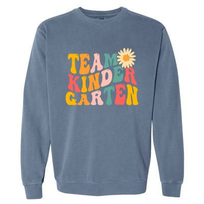 Kindergarten Teacher Team Kindergarten Gift Garment-Dyed Sweatshirt