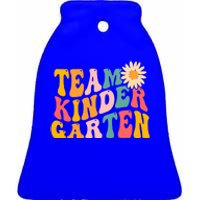 Kindergarten Teacher Team Kindergarten Gift Ceramic Bell Ornament