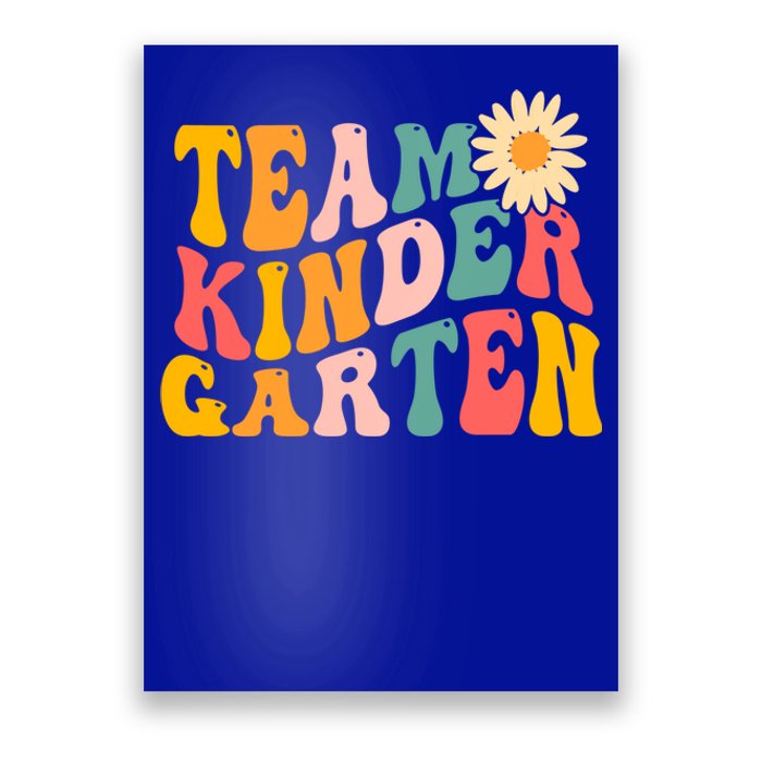 Kindergarten Teacher Team Kindergarten Gift Poster