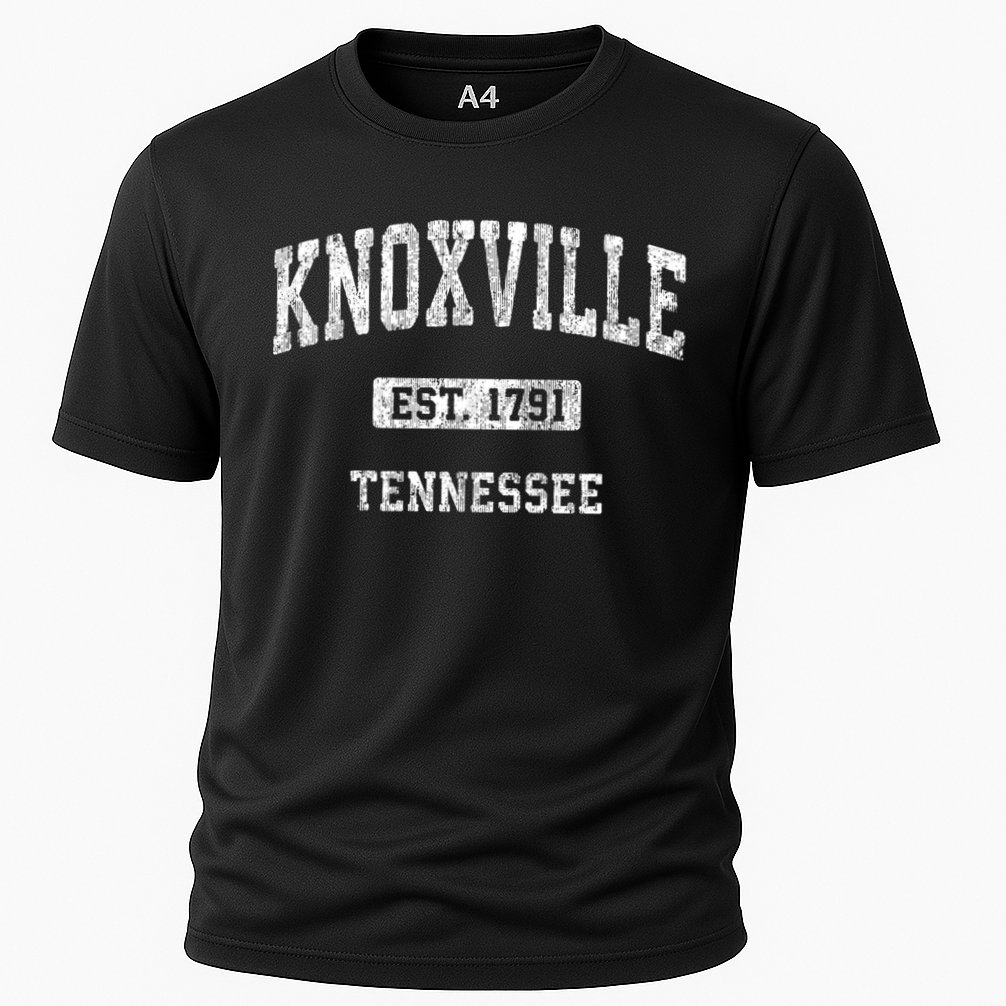 Knoxville Tennessee Tn Vintage Athletic Sports Design Funny Gift Cooling Performance Crew T-Shirt