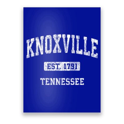 Knoxville Tennessee Tn Vintage Athletic Sports Design Funny Gift Poster