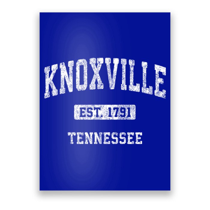 Knoxville Tennessee Tn Vintage Athletic Sports Design Funny Gift Poster