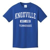 Knoxville Tennessee Tn Vintage Athletic Sports Design Funny Gift Kids T-Shirt