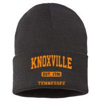 Knoxville Tennessee TN Vintage State Athletic Style Sustainable Knit Beanie