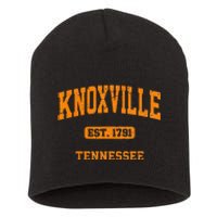 Knoxville Tennessee TN Vintage State Athletic Style Short Acrylic Beanie