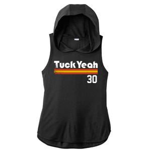 Kyle Tucker Tuck Yeah Ladies PosiCharge Tri-Blend Wicking Draft Hoodie Tank