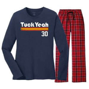 Kyle Tucker Tuck Yeah Women's Long Sleeve Flannel Pajama Set 