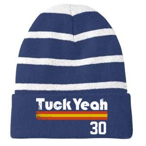 Kyle Tucker Tuck Yeah Striped Beanie with Solid Band