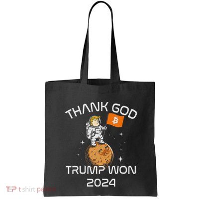 Kawaii Trump Thank God Bitcoin To The Moon Inauguration Bag