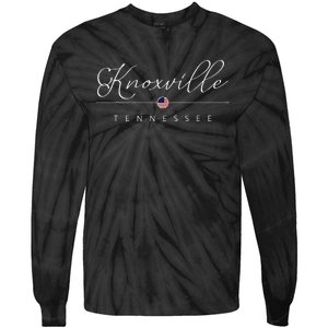 Knoxville Tennessee Tn On Knoxville Tie-Dye Long Sleeve Shirt