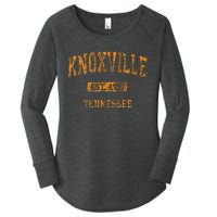 Knoxville Tennessee Tn Vintage Athletic Sports Women's Perfect Tri Tunic Long Sleeve Shirt