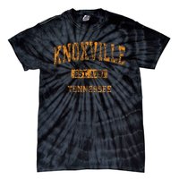 Knoxville Tennessee Tn Vintage Athletic Sports Tie-Dye T-Shirt