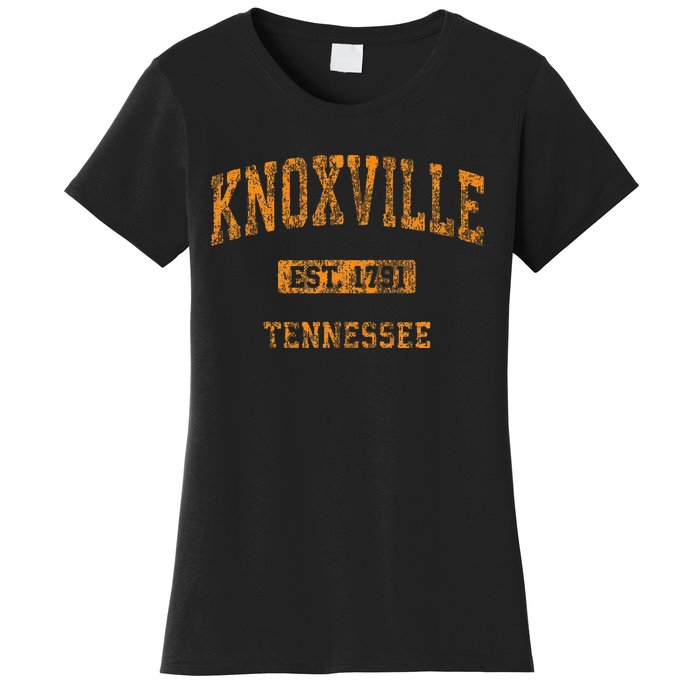 Knoxville Tennessee Tn Vintage Athletic Sports Women's T-Shirt