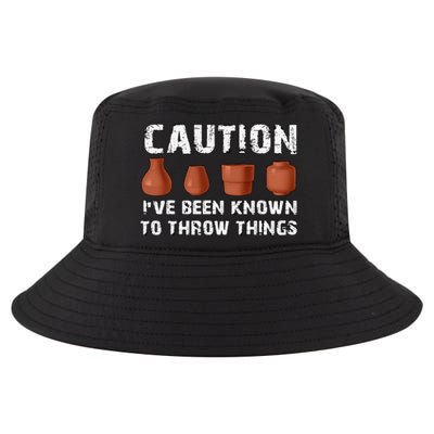 Known To Throw Things Ceramic Pottery Artist Art Lover Maker Cool Comfort Performance Bucket Hat