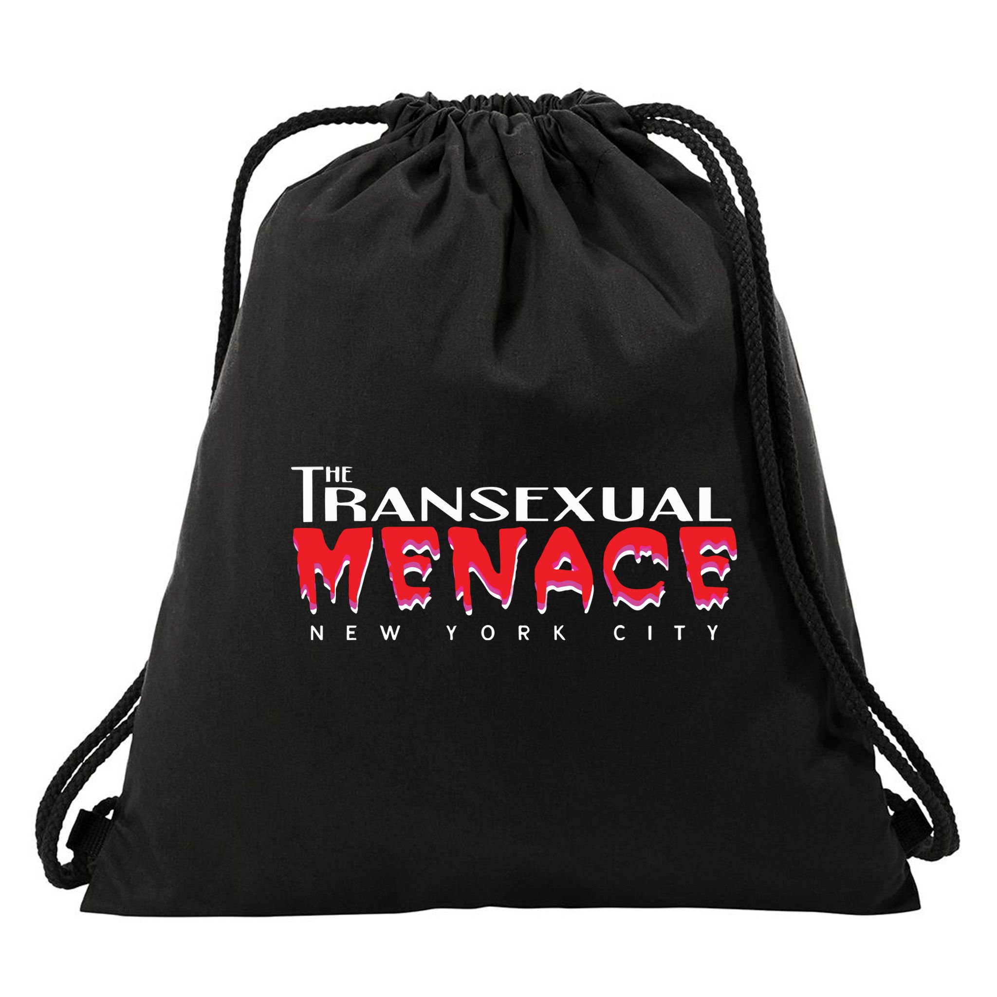 Kassette Tape The Transexual Menace New York City Drawstring Bag