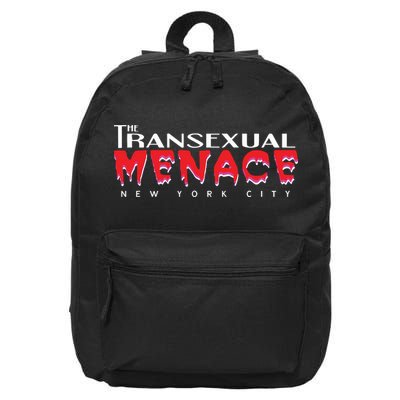 Kassette Tape The Transexual Menace New York City 16 in Basic Backpack