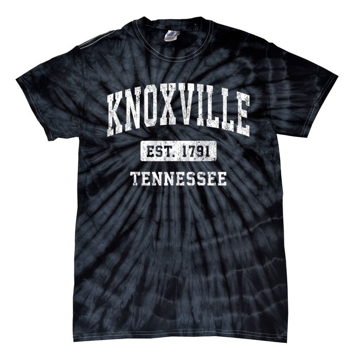 Knoxville Tennessee Tn Vintage Athletic Sports Tie-Dye T-Shirt