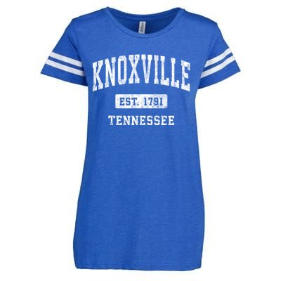 Knoxville Tennessee Tn Vintage Athletic Sports Enza Ladies Jersey Football T-Shirt