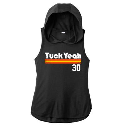 Kyle Tucker Tuck Yeah Ladies PosiCharge Tri-Blend Wicking Draft Hoodie Tank