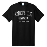 Knoxville Tennessee Tn Vintage Established Sports Tall T-Shirt