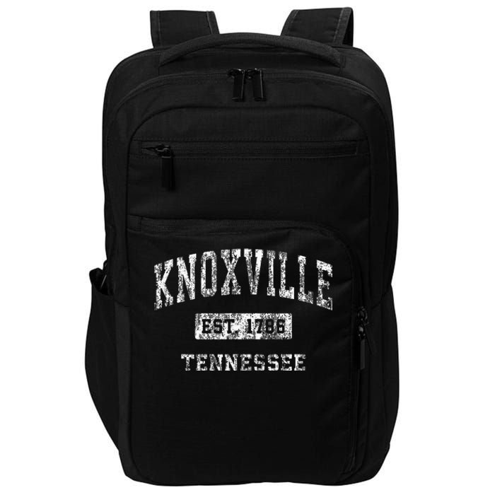 Knoxville Tennessee Tn Vintage Established Sports Impact Tech Backpack