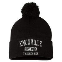 Knoxville Tennessee Tn Vintage Established Sports Pom Pom 12in Knit Beanie