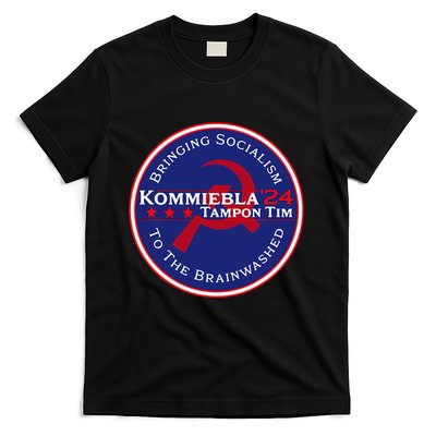 Kommiebla Tampon Tim 24 Political Satire T-Shirt