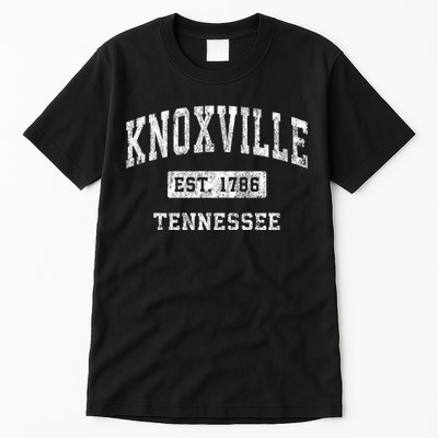 Knoxville Tennessee Tn Vintage Established Sports Design Tall T-Shirt