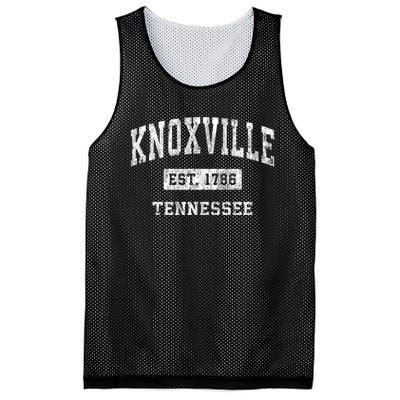 Knoxville Tennessee Tn Vintage Established Sports Design Mesh Reversible Basketball Jersey Tank