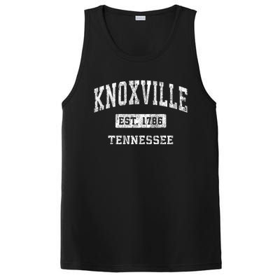 Knoxville Tennessee Tn Vintage Established Sports Design PosiCharge Competitor Tank