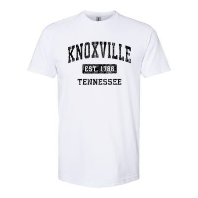 Knoxville Tennessee Tn Vintage Established Sports Design Softstyle® CVC T-Shirt