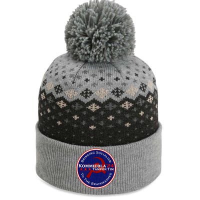 Kommiebla Tampon Tim 24 Political Satire The Baniff Cuffed Pom Beanie