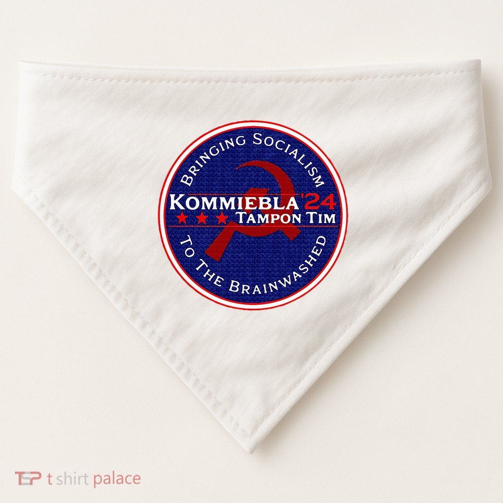 Kommiebla Tampon Tim 24 Political Satire USA-Made Doggie Bandana