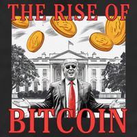 Kawaii Trump The Rise Of Bitcoin White House DaddyS Home 7 Panel Mesh Trucker Snapback Hat
