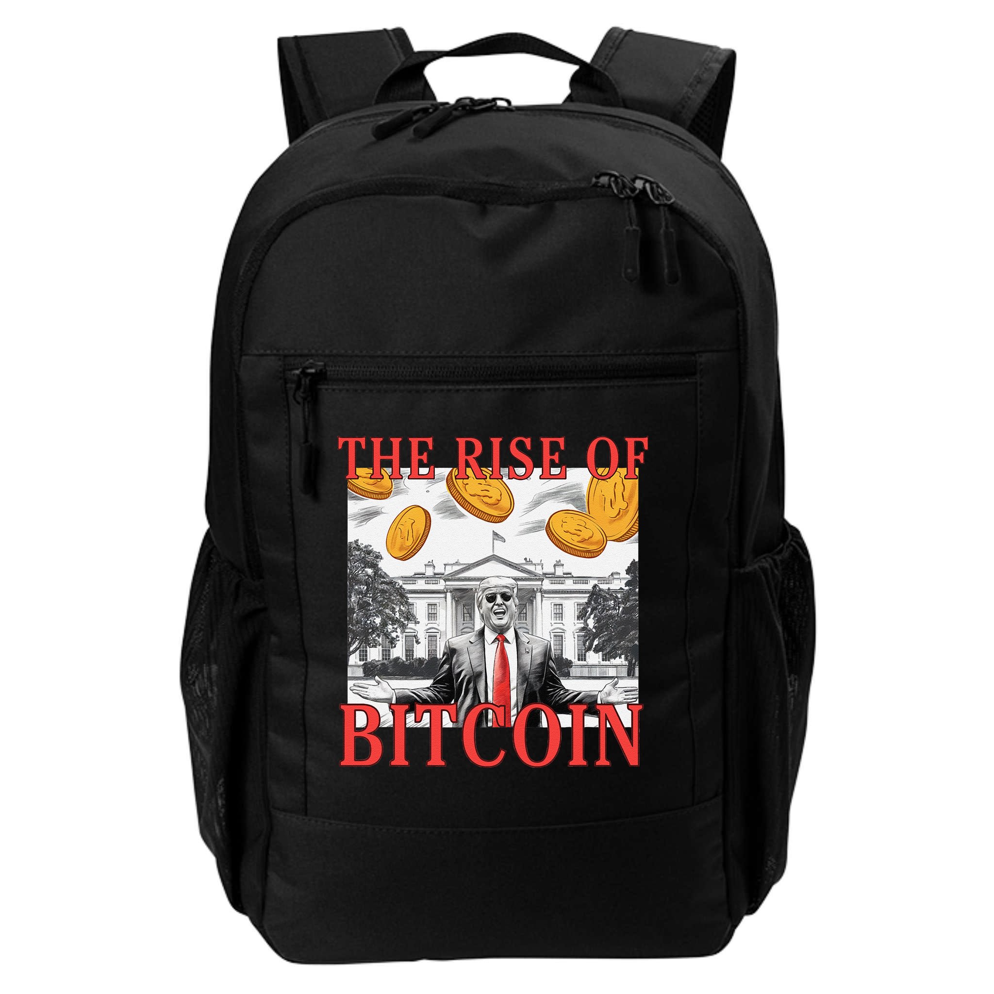 Kawaii Trump The Rise Of Bitcoin White House DaddyS Home Backpack