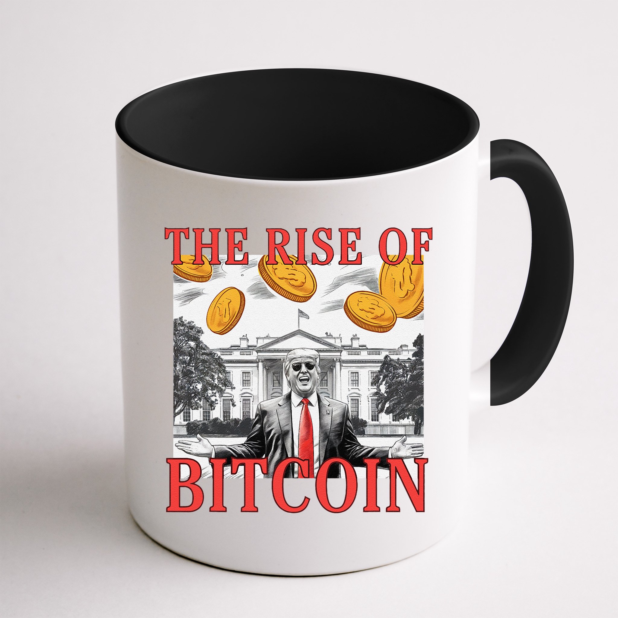 Kawaii Trump The Rise Of Bitcoin White House DaddyS Home Mug