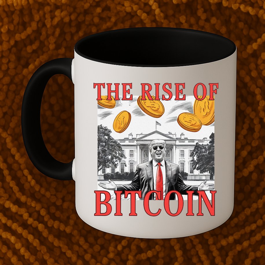 Kawaii Trump The Rise Of Bitcoin White House DaddyS Home Mug