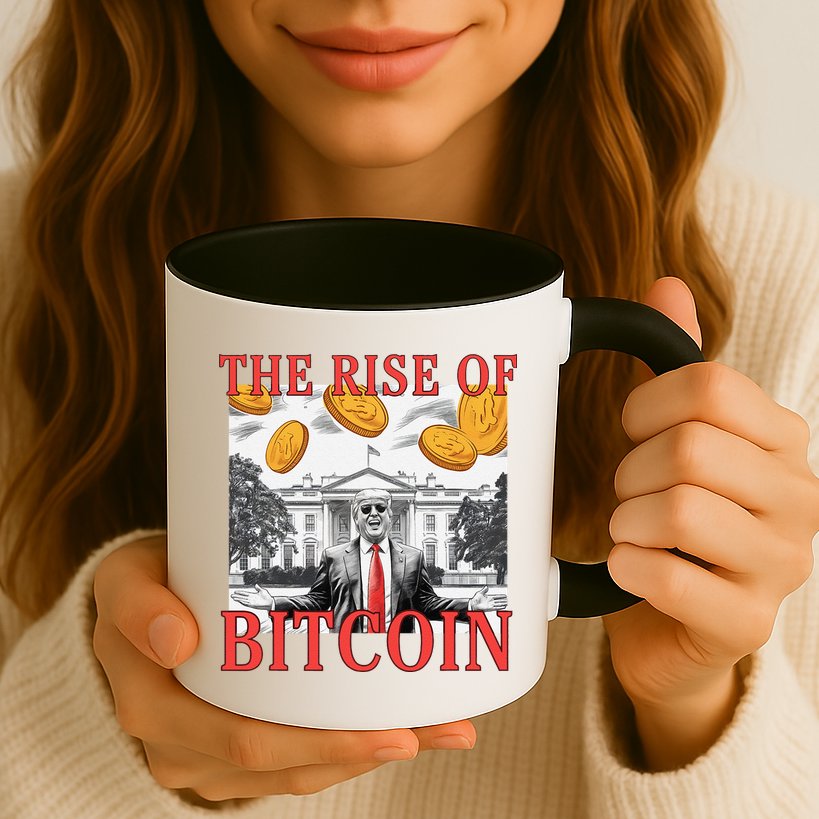Kawaii Trump The Rise Of Bitcoin White House DaddyS Home Mug