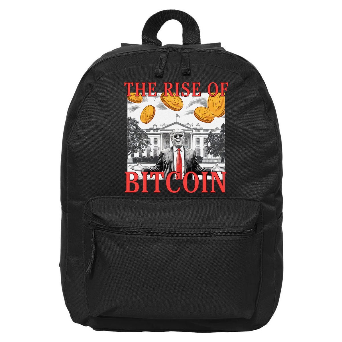 Kawaii Trump The Rise Of Bitcoin White House DaddyS Home 16 in Basic Backpack