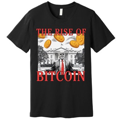Kawaii Trump The Rise Of Bitcoin White House DaddyS Home Premium T-Shirt