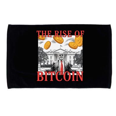 Kawaii Trump The Rise Of Bitcoin White House DaddyS Home Microfiber Hand Towel